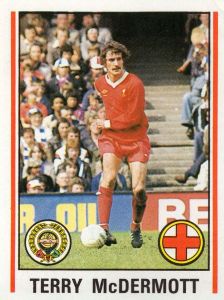 RED BACK 1977 TOPPS-FOOTBALL ANDY KING -#134- EVERTON 