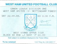 Match ticket