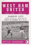 Match programme