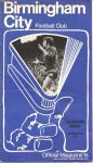 Match programme