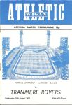 Match programme