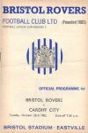 Match programme