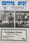 Match programme