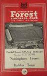 Match programme