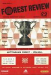 Match programme