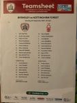 Match programme
