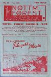 Match programme