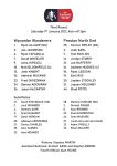 Match programme
