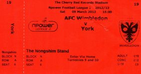 Match ticket