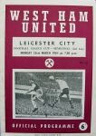 Match programme