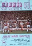 Match programme