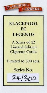 2004 Blackpool Legends. Click to see all the cards in this set.