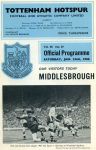 Match programme
