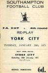 Match programme