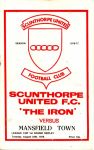 Match programme