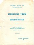 Match programme
