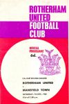Match programme