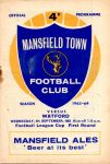 Match programme