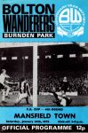 Match programme