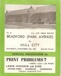 Match programme