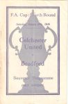 Match programme