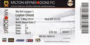 Match ticket