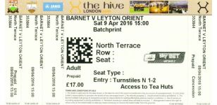 Match ticket