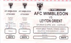 Match ticket