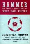 Match programme