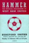 Match programme