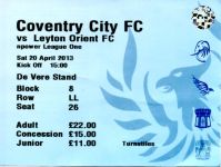 Match ticket
