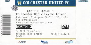 Match ticket