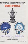 Match programme