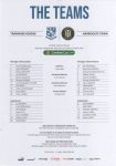 Match programme