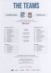Match programme