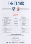 Match programme