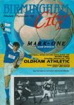 Match programme