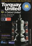 Match programme